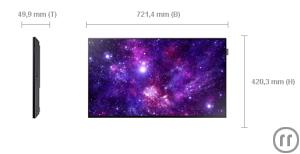 4-32 Zoll Samsung SMART Signage DC32E professionelles LED Display mit integriertem Mediaplayer