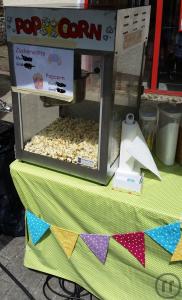 2-Popcorn Maschine Mieten Vermietung f. Hochzeit Messe Straßenfest Familienfest Geburtstag