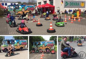 3-Kinderfahrschule Autoscooter Formel1 Elektroauto Verkehrsgarten Miniscooter Karts