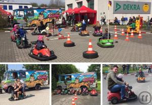 3-Kinderfahrschule Autoscooter Formel1 Elektroauto Verkehrsgarten Miniscooter Karts