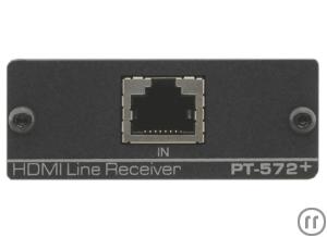 2-Kramer PT-572+ HDMI RJ45 Empfänger, 19'' fähig, IN: RJ45, OUT: HDMI, DGKat, inkl. Netzteil