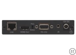 2-Kramer TP-580RXR HDMI Empfänger, 19'' fähig, IN: RJ45, OUT: HDMI, HDBT, System Reichwei...