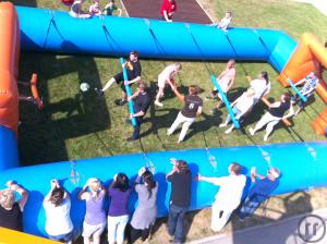 2-Human Table Soccer, Menschenkicker, Riesenkicker