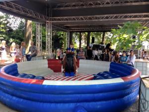 1-Professionelle Rodeo Bullriding Anlage von "Falgas" mit roten Augen & Shake Funktio...