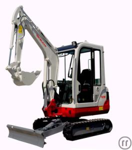 Kompaktbagger 2,0t bis 5,0t mit Powertilt TB219, TB235, TB250 von Takeuchi