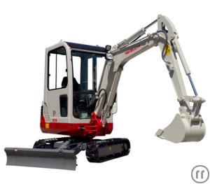 2-Kompaktbagger 2,0t bis 5,0t mit Powertilt TB219, TB235, TB250 von Takeuchi