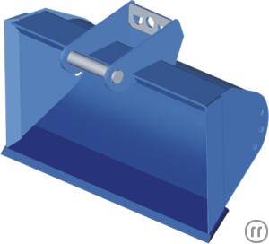 1-Grabenräumer für Bagger 3,5-8,0 t - Symlock - verschiedene Größen