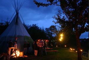 Organisierte Kanutour für Schulklassen mit Tipi Übernachtung - Tour - Kanu - Lahn