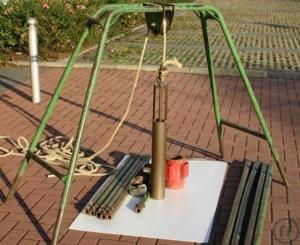 Brunnenbohrgerät mit Plunscher
