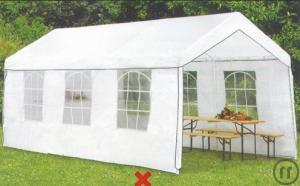 1-Festzelt 4 x 6 m - Partyzelt