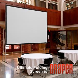 6-Leinwandset Draper UFS Leinwand SET, Fastfold Rahmen, 16:9, 345 x 203 cm