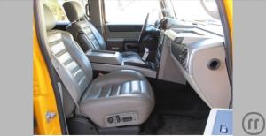 5-HUMMER H2 YELLOW V8 6.0L 320 PS, Anhängerkupplung mit Zuglast 2,8t Hochzeitsauto SUV US Car