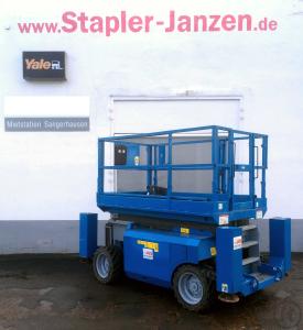 1-12m 4x4 Diesel- Allrad- Scherenarbeitsbühne Genie GS 3268 RT
