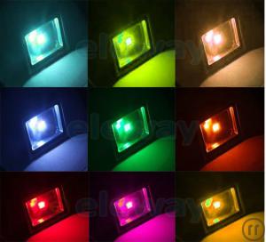 100 Watt LED Strahler/Fluter RGB, Wasserfest, Lichteffekte Lichttechnik GÜNSTIG MIETEN