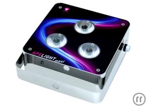 2-Ape Labs ApeLight maxi 6er Tourpack, 6x ApeLight maxi, RGBW, 3x 15W 4in1 LED, 10°, inkl. Case...