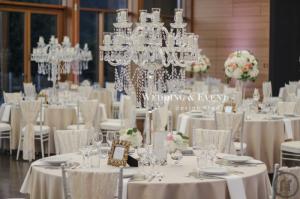 1-17-Arm Kristall Kerzenständer Kerzenleuchter inkl. Glasaufsatz Hochzeit Chiavari Tiffany Stu...