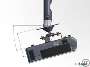 3-Projektor Truss Halter mit Kugelgelenk