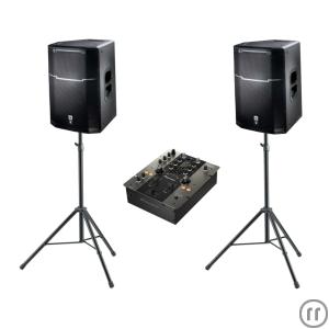 1-JBL Musikanlage Komplettset M - bis 70 Personen