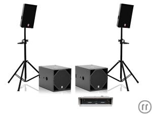 Voice-Acoustic SubSat-10 Set+ PA 4kW ~350 Personen