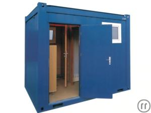 Raumcontainer mit Sanitärabteil