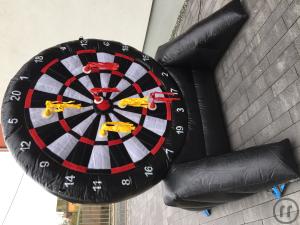 Riesendart Dartscheibe XXL Mega Klett Dart Hüpfburg Slush uvm.