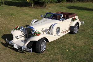 Hochzeitsauto Oldtimer Excalibur Phaeton Serie 5 mit Chauffeur