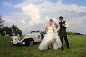 4-Hochzeitsauto Oldtimer Excalibur Phaeton Serie 5 mit Chauffeur