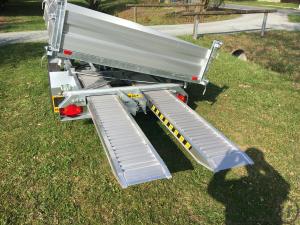 3-Dreiseitenkipper Humbauer 3500KG mit E-Pumpe und Fernbedienung