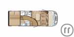 2-Reisemobil Hymer Free 540 m. Aufstd.