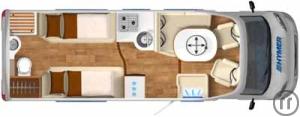 2-Wohnmobil  Ecovip H 4109 DS