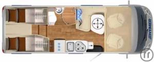 Wohnmobil Ecovip 600 m. Aufstd.