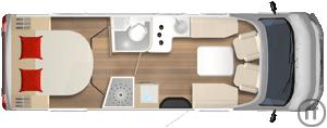 2-Wohnmobil  T 680 Adv.