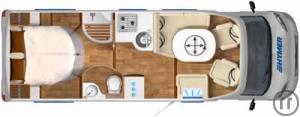 Wohnmobil Hymer Tramp S 680 <3,5t / 2P