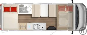 3-Wohnmobil Hymer BMC-T 680 >3,5t / 4P
