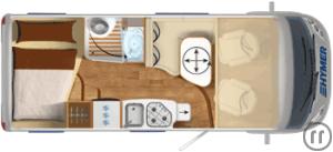 2-Wohnmobil Hymer Tramp S 685 >3,5t / 4P