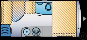 2-Reisemobil Hymer Yosemite m. Aufstd.