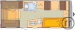 Wohnmobil Hymer Free 600 m. Aufstd.