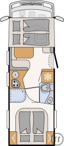 2-Wohnmobil Carado CV 600 PRO RT