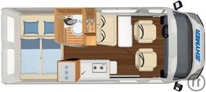 Wohnmobil Hymer Free 600 m. Aufstd.