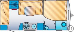 4-Reisemobil Niesmann+Bischoff Arto 88 EK