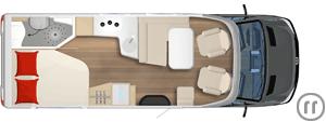 Wohnmobil Lyseo M 660 <3,5t / 2P