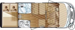 2-Wohnmobil Hymer B-Klasse ML I 880