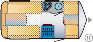 Wohnmobil  Innovan 600 m. Aufstd.