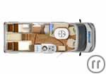 3-Wohnmobil Hymer Redwood 600