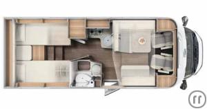 2-Wohnmobil  CV 540 DB m. Aufstd.