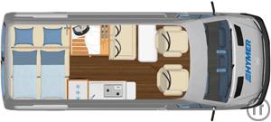 Reisemobil Hymer Free S 600 o. Aufstd.