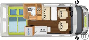 Wohnmobil Hymer Free 600 o. Aufstd.