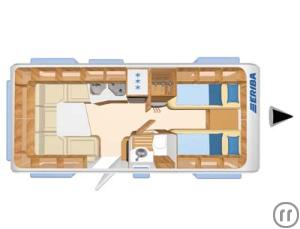 Reisemobil  Innovan 600 m. Aufstd.