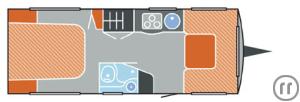 2-Wohnmobil  T 7400 SB
