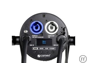 3-Cameo Q-Spot 15 RGBW LED Pinspot, SCHWARZ, 1x15W 4in1 LED, 4.5°/10°/25°, RGBW, XLR 3p...
